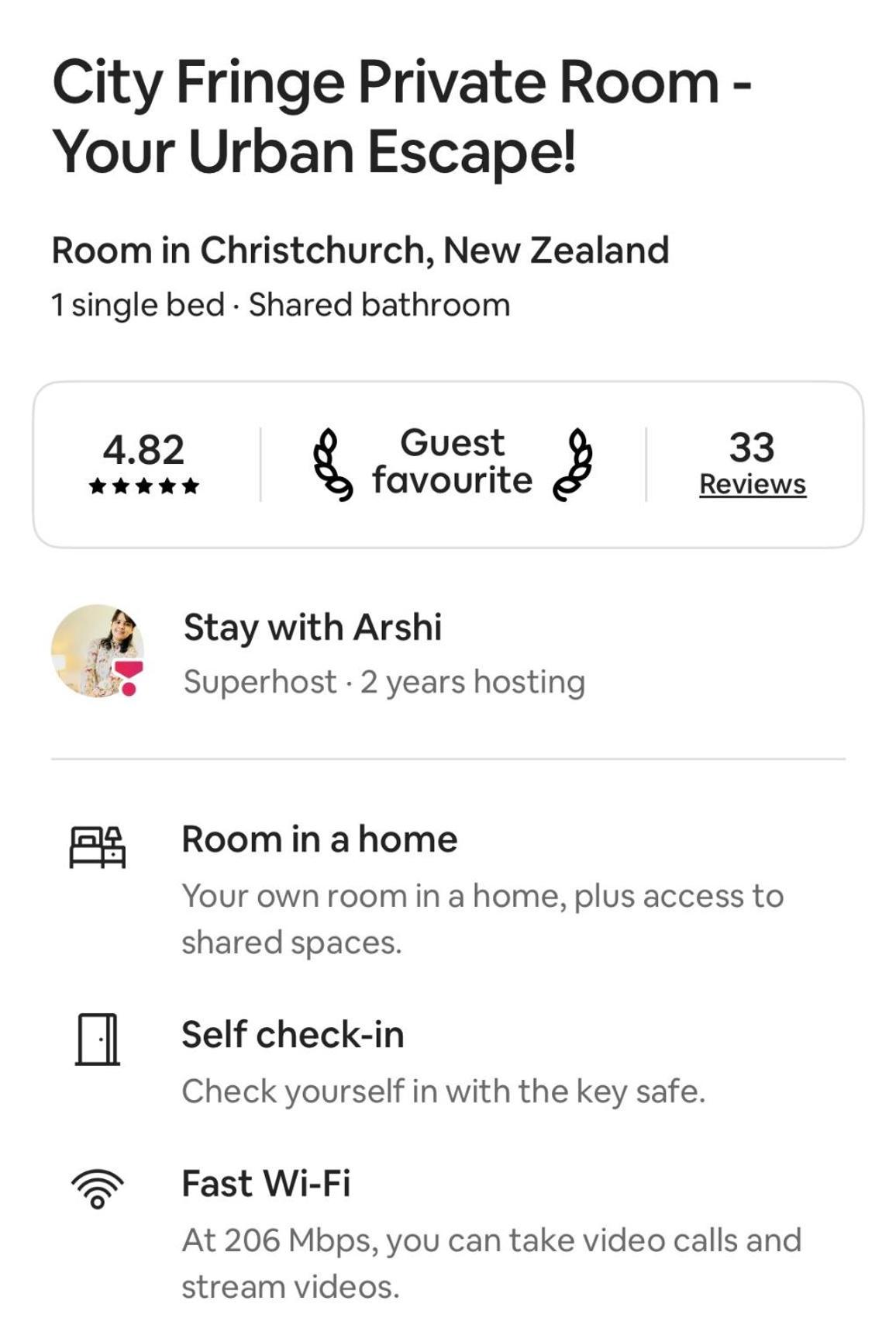 City Fringe Private Room - Your Urban Escape! كريستتشيرش المظهر الخارجي الصورة